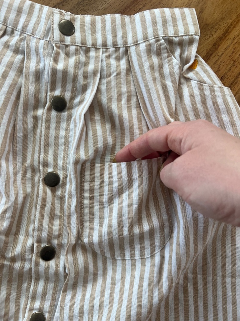 Stripe Swing Skirt - Picture 2 of 6